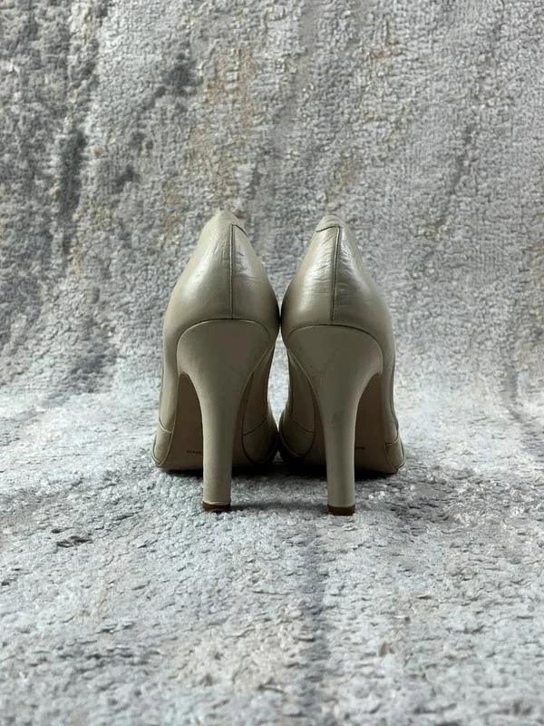 Sapatos de salto alto Diesel em pele bege – photo 3